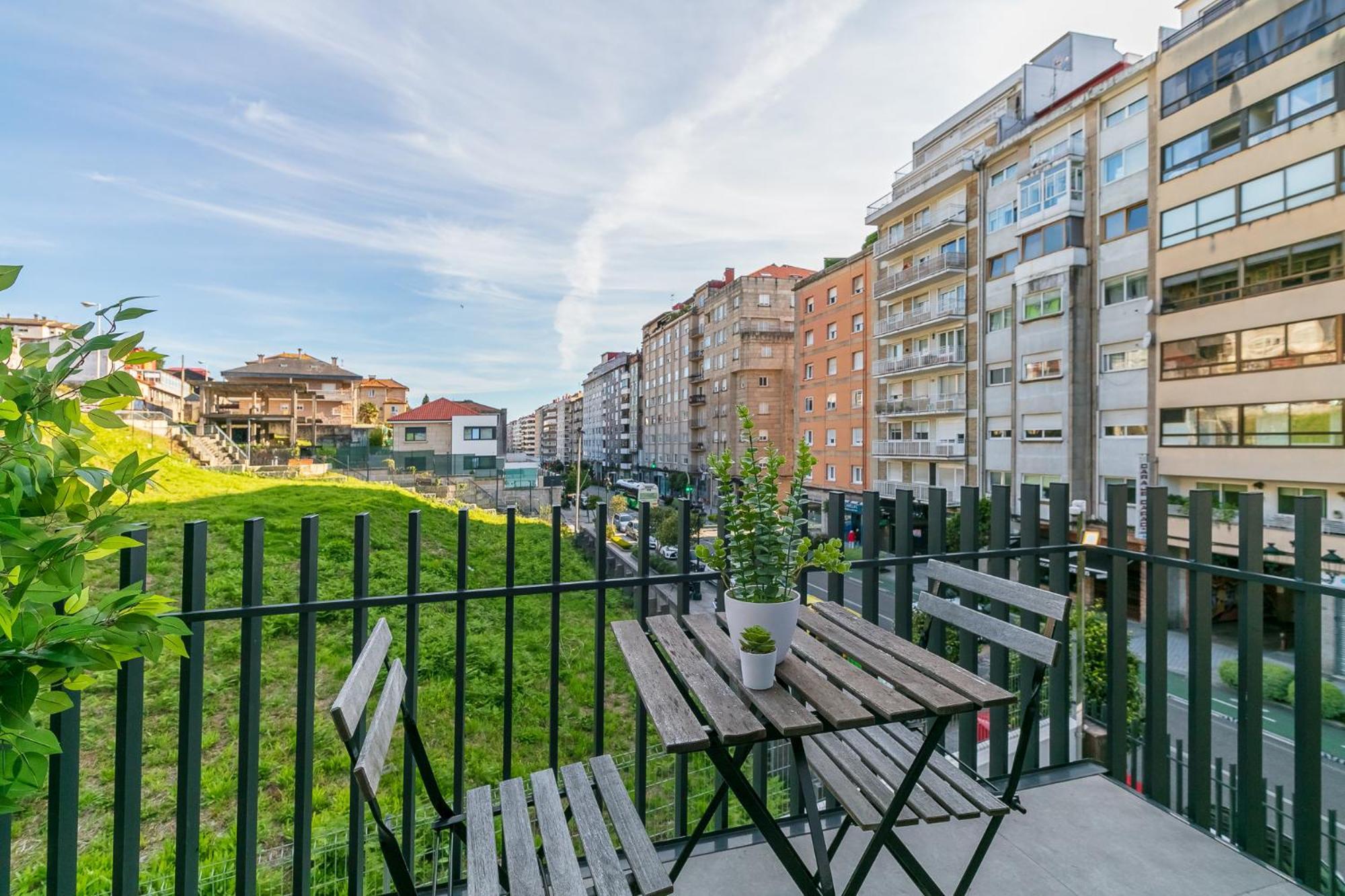 Elegante Y Luminoso En Vigo - Apto 6 By Cabana Rentals Eksteriør billede