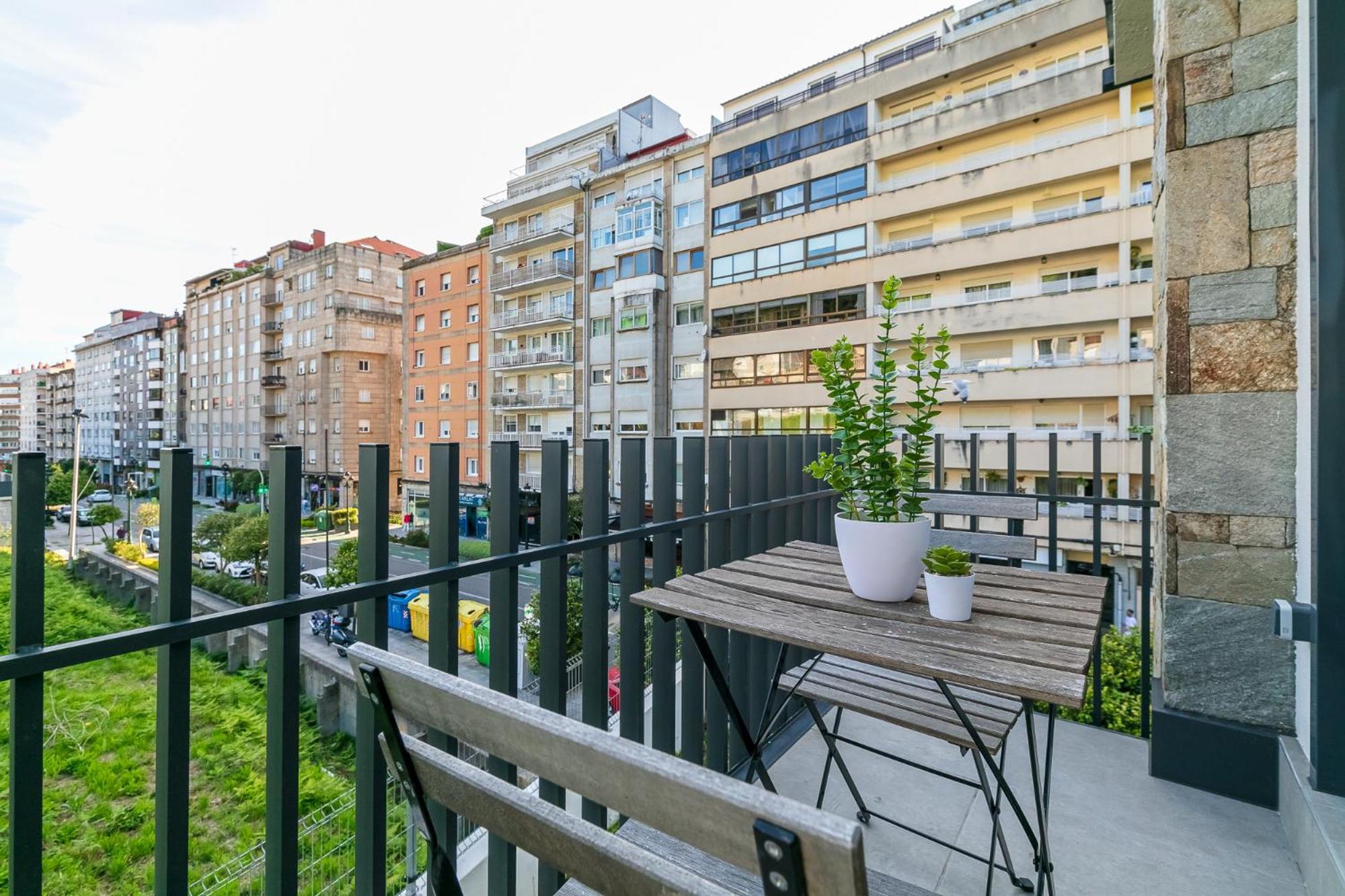 Elegante Y Luminoso En Vigo - Apto 6 By Cabana Rentals Eksteriør billede